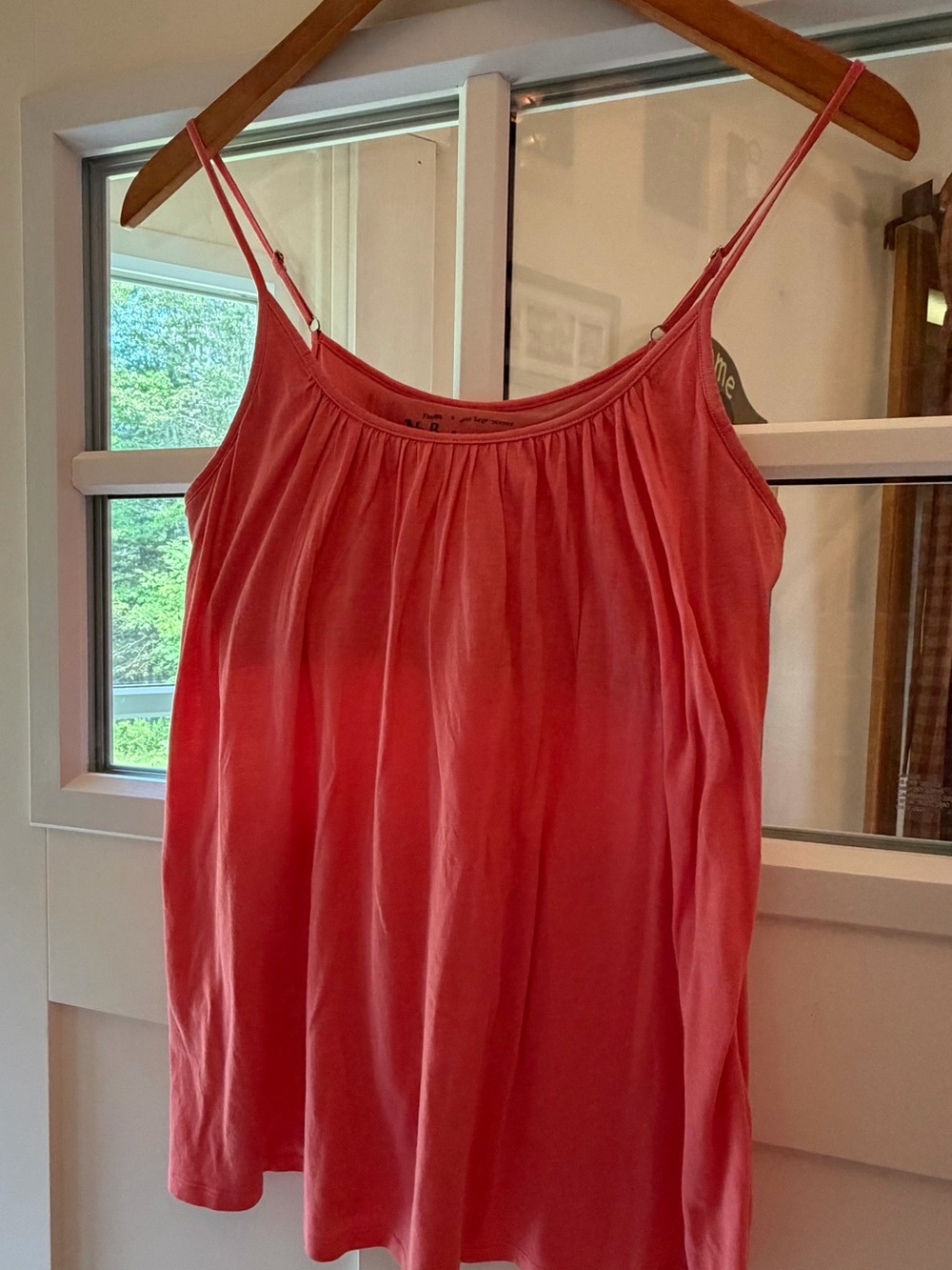 Victorias Secret  Lightweight Spaghetti Strap Tank Top - Coral Pink